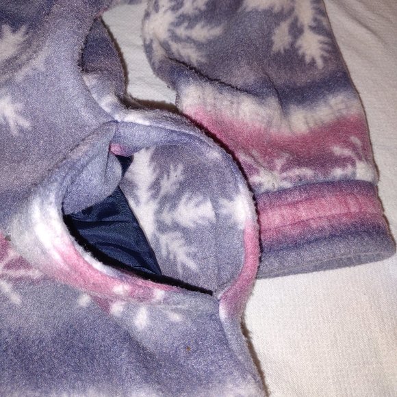 HABAND ROSE AND VIOLET WITH SNOWFLAKE PATTERN VINTAGE WOMAN'S JACKET - Picture 3 of 6